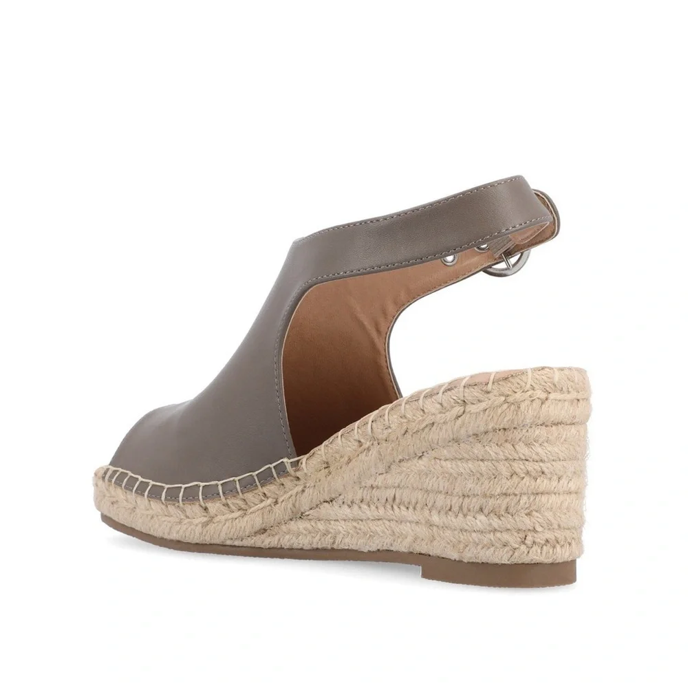 Journee Crew Espadrille Wedge Sandal